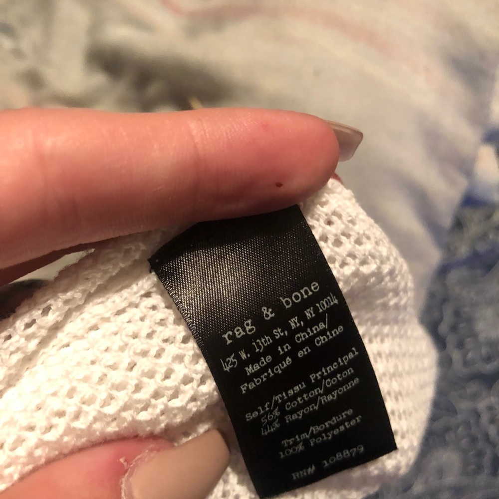 Rag And Bone Long Sleeve Netted Top - image 6